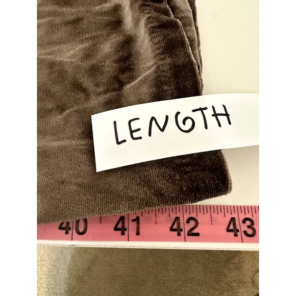 Gap Pull On Wide Leg Womans Velvet Joggers Size XL Y2K Slouchy Preppy Comfort - Picture 6 of 14